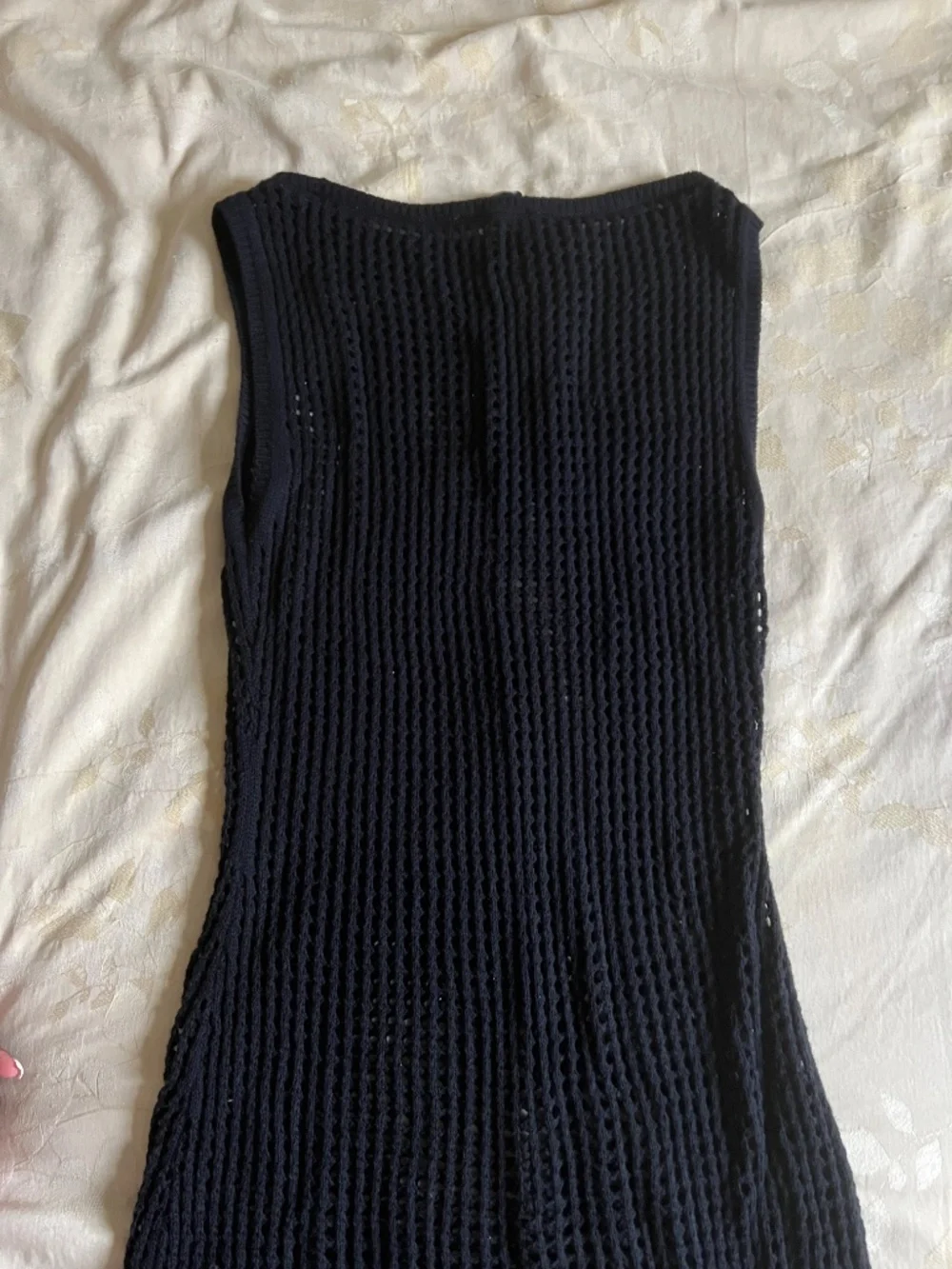 Abercrombie & Fitch black crochet